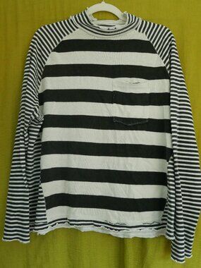 NWT We The Free Striped Oversized Long Sleeve Shirt, size S